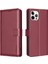 IPhone 12 Için Flip Case Manyetik Kart Tutucu Kickstand Cüzdan Pu Deri (Yurt Dışından) 5