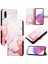 Samsung Galaxy A01 Için Kılıf Pu Deri Kickstand Mermer Desen Cüzdan (Yurt Dışından) 5