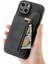 IPhone 15 Için Kılıf Katlanabilir Arka Kapak Vintage Fermuar Cüzdan Standı Fonksiyonu (Yurt Dışından) 5
