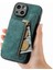 IPhone 15 Için Kılıf Artı Standı Fonksiyonu Vintage Fermuar Cüzdan Katlanabilir Geri (Yurt Dışından) 3