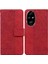 Onur Için Flip Case 200 Pro 5g Flip Folio Cüzdan Kapak Geometrik Kabartmalı (Yurt Dışından) 1