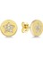 925 Ayar Gold Zirkon Taşlı Yıldız Gümüş Küpe 4