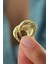 925 Ayar Gold Hilal Desenli Gümüş Küpe 2