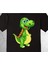 Cute Cartoon Dinosaur Royalty Dinazor Tişört Çocuk T-Shirt 2