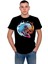 Summer Astronaut Surfing In Space Beach Waves Tişört T-Shirt 1