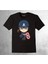 Captain America Cartoon Chibi Tişört Çocuk T-Shirt 1