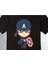Captain America Cartoon Chibi Tişört Çocuk T-Shirt 2