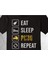 Pubg Eat Sleep Pubg Repeat Ye Uyu Oyna Tekrarla Tişört Çocuk T-Shirt 2