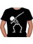 Dabbing Skeleton Dans Dance Skull Kuru Kafa Tişört T-Shirt 2