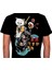 Chibi Cat Bottle Japanese Flower Tişört T-Shirt 2