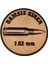 Damsız Girer 7,62 mm -Yuvarlak Deri Peç - Arma - Leather Patch 1