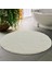 Soft Shaggy Doğal Kaymaz Taban Daire Halı 100X100 120X120 2