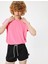 Oversize Spor T-Shirt Bisiklet Yaka Kısa Kollu Düşük Omuzlu 2