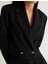 Kruvaze Crop Blazer Ceket Ters Yaka 5