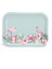 Flamingo Desenli 233x307 mm Dikdörtgen Metal Dekoratif Sunum Tepsisi - Çok Renkli 2
