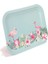 Flamingo Desenli 233x307 mm Dikdörtgen Metal Dekoratif Sunum Tepsisi - Çok Renkli 4
