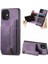 IPhone 11 Için Kılıf Vintage Fermuar Cüzdan Standı Fonksiyonu Katlanabilir Arka Kapak (Yurt Dışından) 1