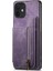IPhone 11 Için Kılıf Vintage Fermuar Cüzdan Standı Fonksiyonu Katlanabilir Arka Kapak (Yurt Dışından) 3