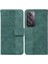 Oppo Oppo 12 Pro 5g Için Flip Case Premium Pu Deri Geometrik Kabartmalı (Yurt Dışından) 1