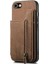 IPhone 7/8 Için Kılıf Vintage Fermuar Cüzdan Standı Fonksiyonu Katlanabilir Geri (Yurt Dışından) 4
