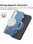Samsung Galaxy A05S Kablosuz Şarj Magsafe Araba Mounts Için Flip Case (Yurt Dışından) 2