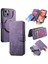IPhone 15 Için Flip Case Cüzdan Retro Kart Standı Mıknatıs Koruyucu Malzeme (Yurt Dışından) 1