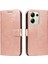 Xiaomi Redmi Not 13 Için Flip Case 4g Ayrılabilir El Kayışı Kabartmalı Yüksek (Yurt Dışından) 4