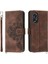 Oppo A38 4g Bileklik Darbeye Dayanıklı Kabartmalı Çoklu Kredi Için Flip Case (Yurt Dışından) 1