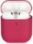Apple Air Pods Uyumlu Kılıf Silk Silikon, Pembe Koyu 1