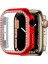 Apple Watch 38MM Uyumlu Zore Watch Gard 05 Sert Pc Koruyucu, Kırmızı 1