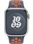 Apple Watch Uyumlu 38MM Kordon Silikon Esnek Yumuşak Delikli Spor Krd-02 Kayış, Lacivert 3