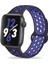 Apple Watch Uyumlu 38MM Kordon Silikon Esnek Yumuşak Delikli Spor Krd-02 Kayış, No8 1