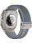 Apple Watch Uyumlu 44MM Zore KRD-113 Spor Görünümlü Silikon Kordon, Gri 1