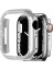 Apple Watch 7 41MM Uyumlu Zore Watch Gard 05 Sert Pc Koruyucu, Gümüş 1