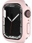 Apple Watch 7 41MM Uyumlu Zore Watch Gard 07 Sert Pc Koruyucu, Pembe 1