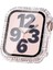 Apple Watch 7 41MM Uyumlu Zore Watch Gard 24 Kenarları Taşlı Sert Pc Kasa ve Ekran Koruyucu, Renksiz 1