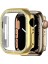 Apple Watch 7 45MM Uyumlu Zore Watch Gard 05 Sert Pc Koruyucu, Gold 1