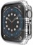 Apple Watch 7 45MM Uyumlu Zore Watch Gard 24 Kenarları Taşlı Sert Pc Kasa ve Ekran Koruyucu, Siyah 4