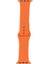 Apple Watch Ultra 49MM Uyumlu Band Serisi Klasik Kordon Silikon Strap Kayış, Turuncu 1