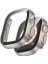 Apple Watch Ultra 49MM Uyumlu Kasa ve Ekran Koruyucu Zore Watch Gard 20, Gri 1