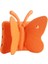 Apple iPad 10.2 2021 (9.nesil) Uyumlu Zore Butterfly Standlı Tablet Kılıf, Turuncu 1