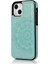 IPhone 13 Mini Çift Düğmeler Kabartmalı Pu Için Kart Tutucu Kılıf ile Cüzdan (Yurt Dışından) 1