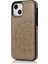 IPhone 15 Için Kart Tutucu Kılıf ile Cüzdan Çevirme Darbeye Dayanıklı Kabartmalı Çift (Yurt Dışından) 1