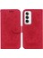Oppo Oppo 12 5g Için Kickstand Cüzdan Kılıf Kabartma Gül Çiçekler Flip Pu (Yurt Dışından) 1