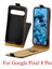 Google Piksel 8 Pro Tpu Deri Kart Yuvası Iş Için Dikey Flip Case (Yurt Dışından) 4