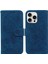 IPhone 16 Için Kılıf Pro Max Kabartma Gül Çiçekler Cüzdan Kılıf Kickstand Flip (Yurt Dışından) 1