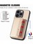 IPhone 15 Için Kılıf Pro Max Standı Fonksiyonu Manyetik Kart Tutucu Komple (Yurt Dışından) 2