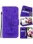 IPhone 16 Için Kılıf Pro Kart Yuvaları Flip Pu Deri Kapak Kabartma Gül Cüzdan (Yurt Dışından) 3