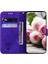 IPhone 16 Için Kılıf Pro Kart Yuvaları Flip Pu Deri Kapak Kabartma Gül Cüzdan (Yurt Dışından) 5