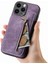 IPhone 15 Için Kılıf Pro Max Vintage Fermuar Cüzdan Standı Fonksiyonu Katlanabilir (Yurt Dışından) 2